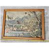 Image 4 : Vintage Framed Painting & Collage on Painting