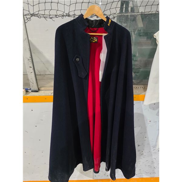 Vintage Lac-Mac Navy Wool Nurse Cape - Regina Grey Nuns Hospital RGNH