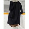 Image 5 : Vintage Black Wool Winter Ladies Overcoat, 50” Length