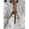Image 3 : Antique Wooden Spinning Wheel, 44”