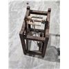 Image 3 : Antique Wooden Box Frame Spinning Wheel, 30”
