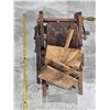 Image 1 : Antique Wood Drum wool Carder & Whittemore Wool Cards/Combs