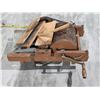 Image 3 : Antique Wood Drum wool Carder & Whittemore Wool Cards/Combs