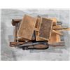 Image 1 : Antique Wood Drum wool Carder & Hand Cards/Combs