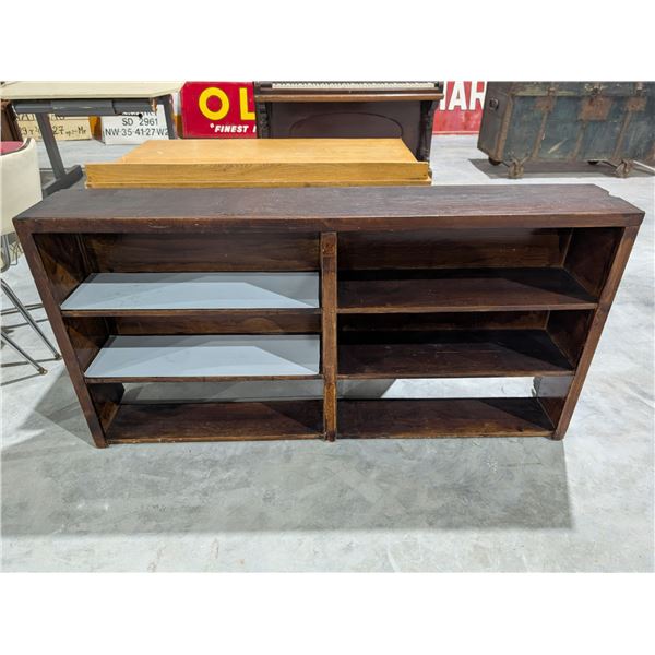 Wood 3 Tier 6 Space Storage Shelf 61x30x10