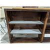 Image 2 : Wood 3 Tier 6 Space Storage Shelf 61x30x10