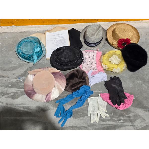 Vintage Hats and Gloves