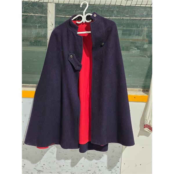 Vintage Navy Wool Nurse Cape – Victoria Hospital