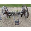 Image 5 : Antique Wood Wagon Wheels - garden décor