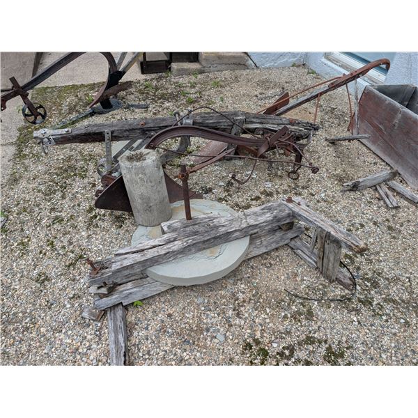antique sharpening stone