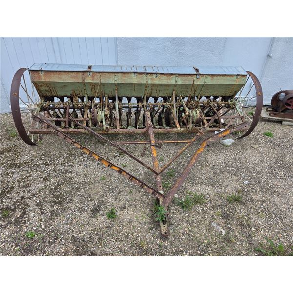 metal seed drill