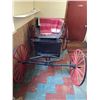 Image 2 : Horse Drawn Buggy w/ Quilt 8ft (wheel damage) - * SEE DESCRIPTION *