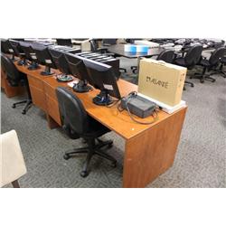 Cherry 5' Executive Desk