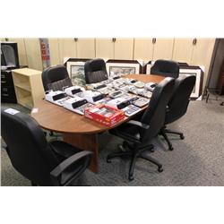 Cherry 8' Boardroom Table