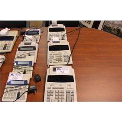 3 Sharp Casio Desktop Calculators