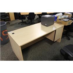 Maple 66" Executive Desk