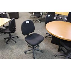 Black Gas Lift Ergonomic Steno Chair