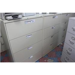 Tan 4 Drw. Lateral File Cabinet