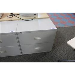 Grey 2 Drw Lateral File Cabinet