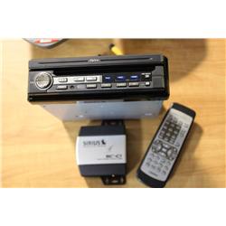 Clarion Dvd Car Stereo With Sirius Satelite,