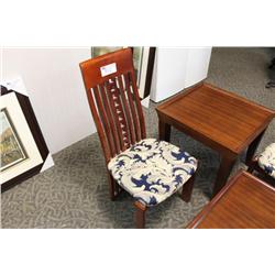 Mahogany Framed Reception Chair