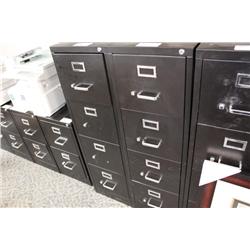 Black 4 Drawer Vertical File Cabinet