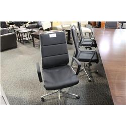 Black Leather High Back Executive Chair