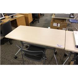 Maple Mobile 4Ft Folding Table