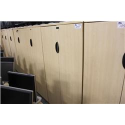 Maple High 2 Door Locking Storage Cabinet