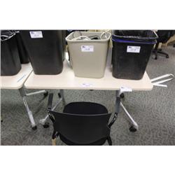 4Ft Folding Nesting Mobile Table