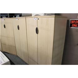 Maple High 2 Door Locking File Storage Cabinet