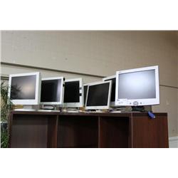 8 Lcd Flat Panel Monitors