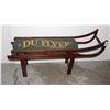 Image 1 : VINTAGE DUCKS UNLIMITED SLEIGH STYLE COFFEE TABLE