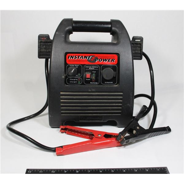 INSTANT POWER JUMP STARTER 12 VOLT DC UNTESTED