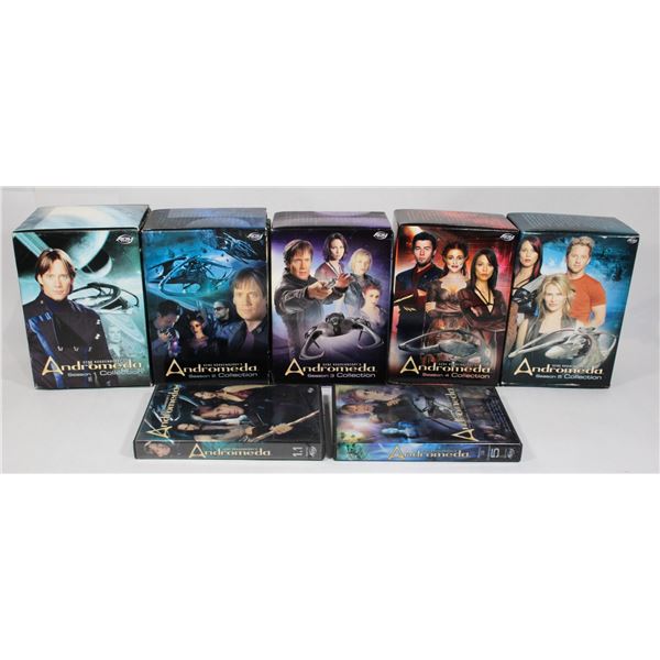 TV ANDROMEDA SEASONS 1 - 5 ON DVD PLUS EXTRAS HARD
