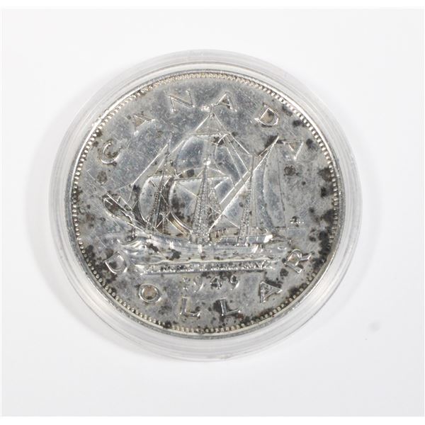 1949 CANADA SILVER DOLLAR .6 PURE SILVER