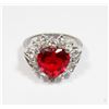 Image 2 : HEART RING APPEARS TO BE GOLD PLATED CANT READ