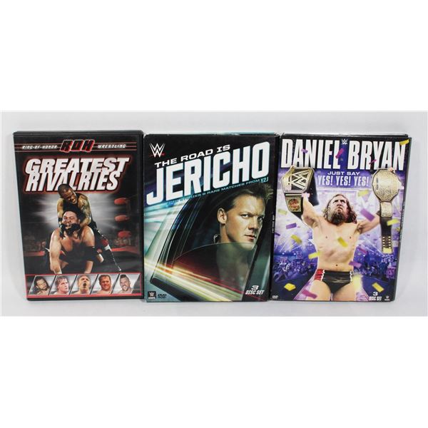 WWE DVDS INCLUDING DANIEL BRYAN JUST SAY