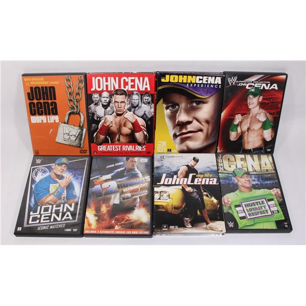 WWE JOHN CENA DVD LOT INCLUDING JOHN CENA MY LIFE