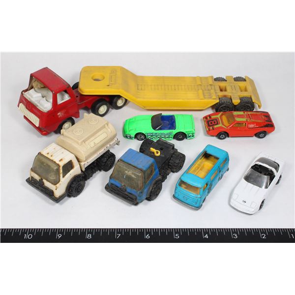 VINTAGE TONKA PRESSED STEEL RED SEMI TRUCK CAB