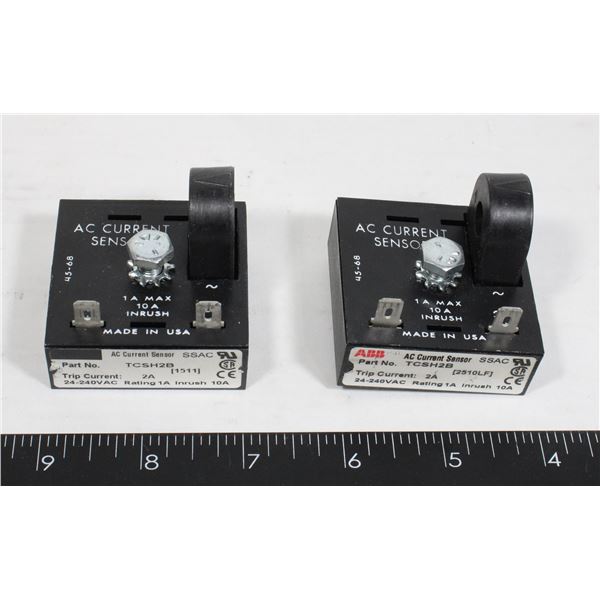 LOT OF 2 - AC CURRENT SENSORS. TESTED