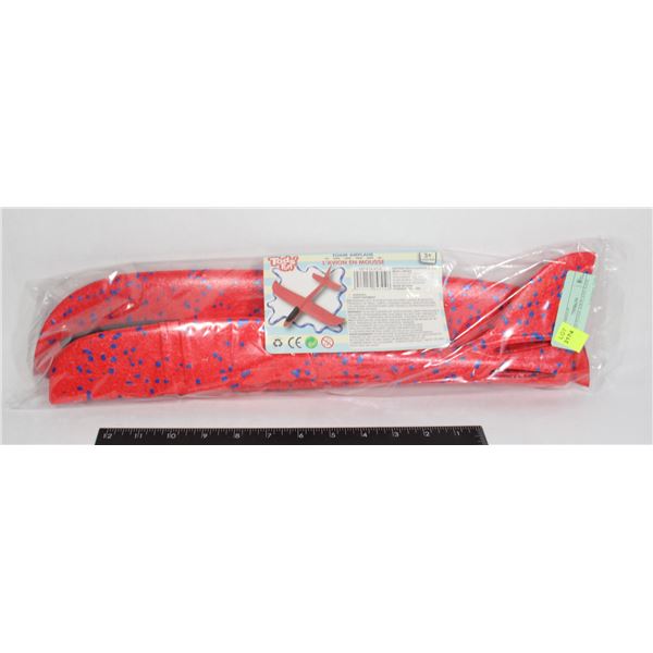 NEW RED FOAM AIRPLANE KIDS TOY