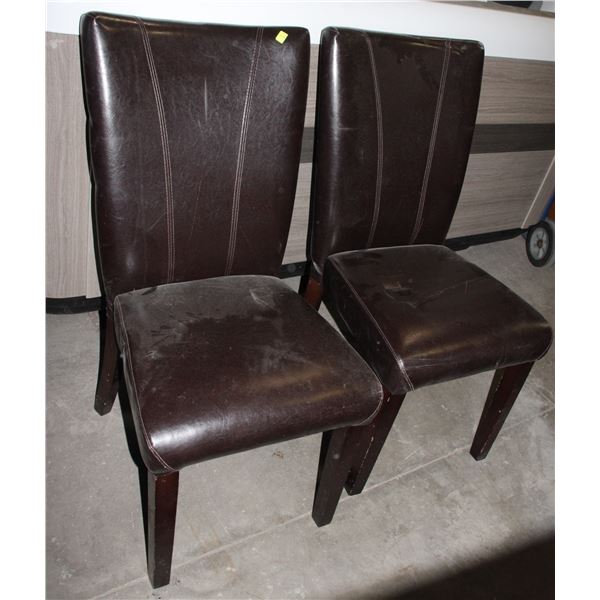 TWO MATCHING CHAIRS, GOOD OVERALL CONDITION BUT