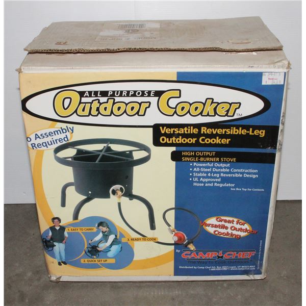 ALL PURPOSE OUTDOOR COOKER BY CAMP CHEF