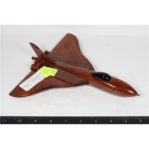 CARVED WOOD AIRPLANE