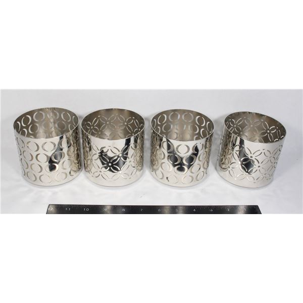 CHROME CANDLE HOLDER