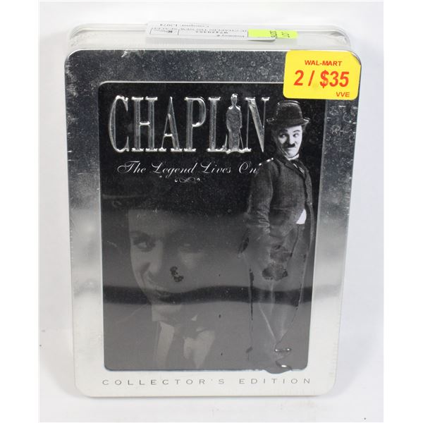 CHARLIE CHAPLIN TIN NEW SEALED