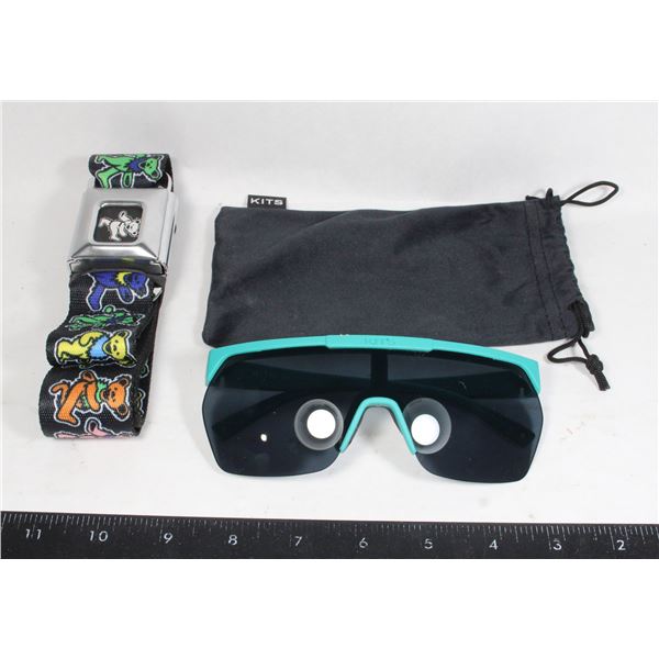 GRATEFUL DEAD BELT & KIT SUNGLASSES