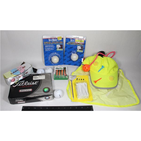 SILLY GOLF HAT, "EXPLODING" GOLF BALLS & MORE!