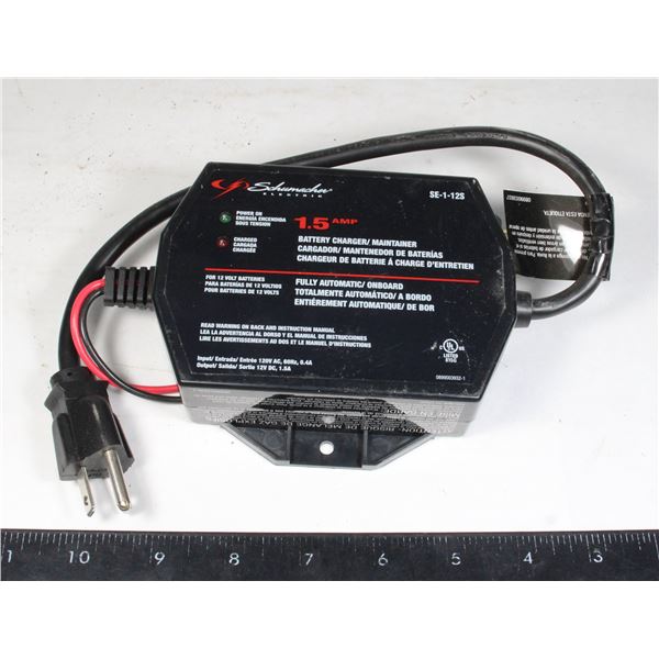 SCHUMACHER SE-1-12S 1.5-AMP 12-V BATTERY CHARGER
